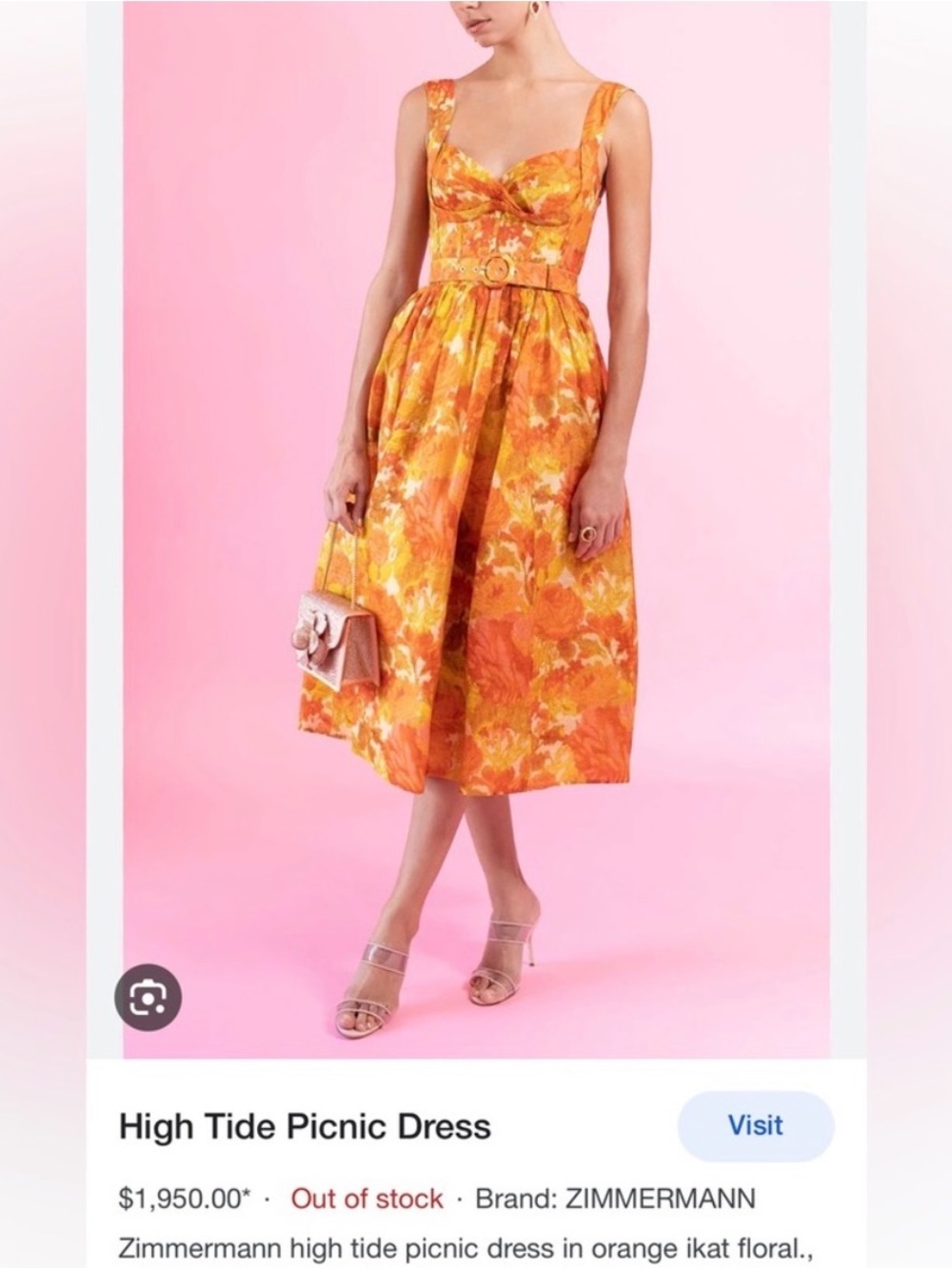 Zimmermann High Tide Picnic Dress